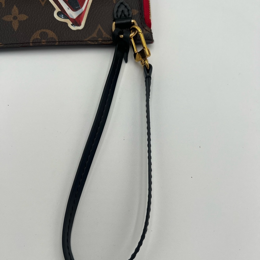 Sold! Louis Vuitton Neverfull MY LV WORLD TOUR Pochette Monogram Canvas Like New - Picture 8 of 15